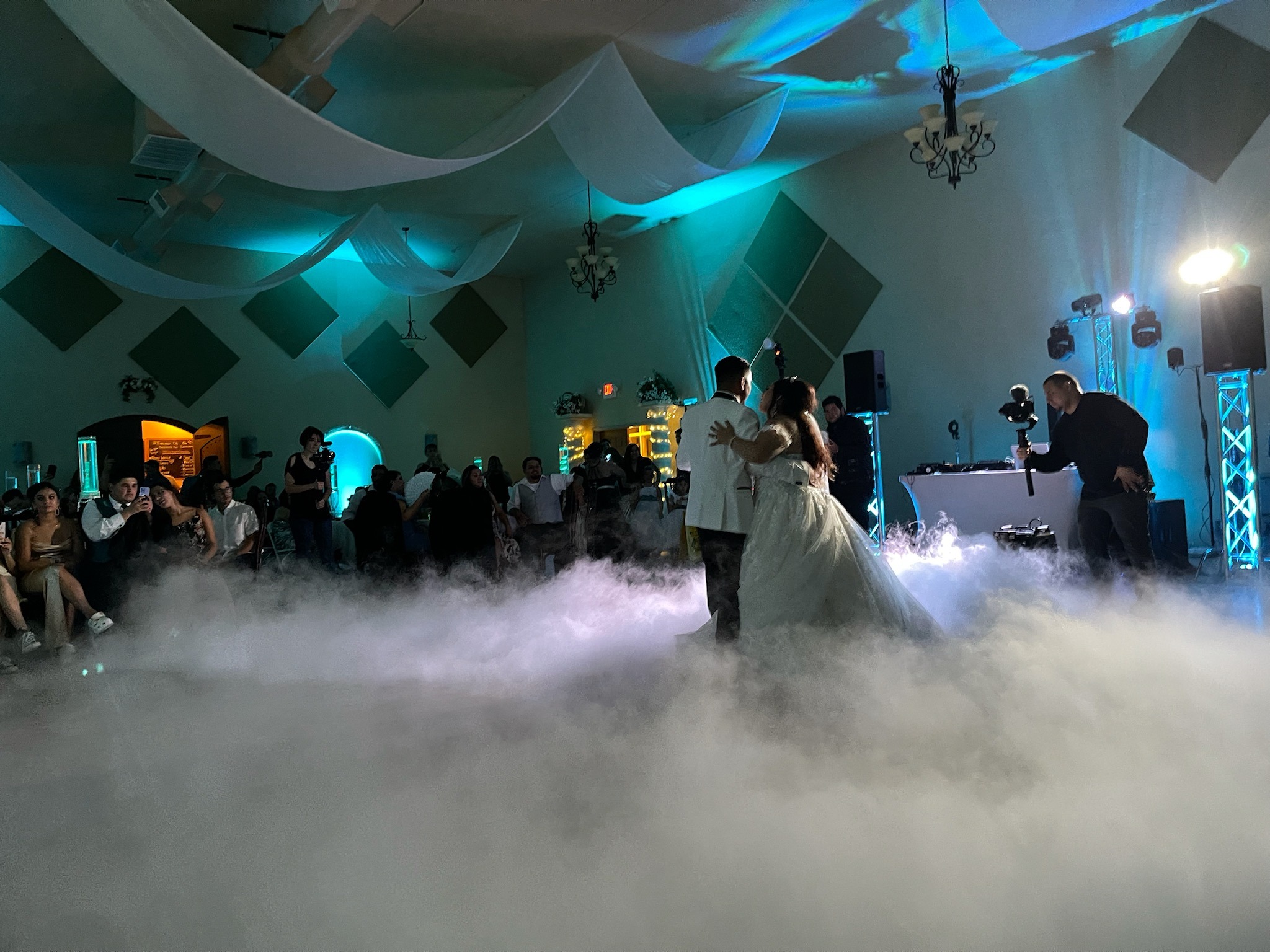 bride and groom's first dance